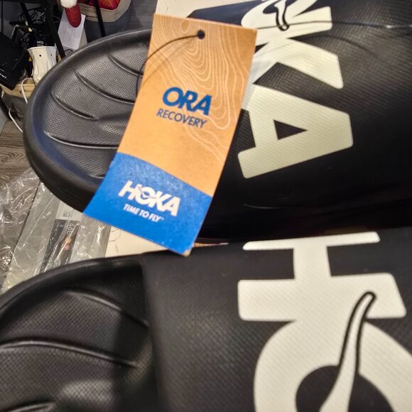 HOKA One One Ora Recovery Slide Back Men's Size 11 Slippers Rest RnR Shoes NEW - Picture 4 of 11